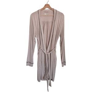 UGG | Aldridge Robe in Oatmeal Cream Color Soft and Lightweight Pockets